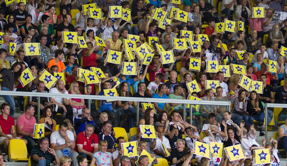 applaudisseur carton plié tap tap tap-tap supporter